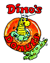 Logo-Dino's Donuts